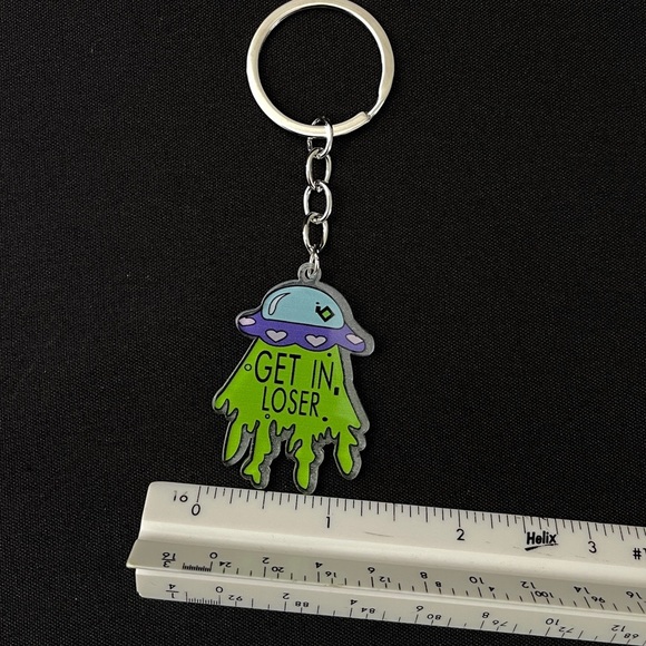 UFO “Get in Loser” Keychain - Picture 7 of 9
